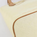 LOUIS VUITTON Monogram Vernis Houston Hand Bag Perle M91342 LV Auth 154000-15