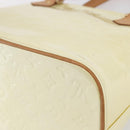 LOUIS VUITTON Monogram Vernis Houston Hand Bag Perle M91342 LV Auth 154000-16