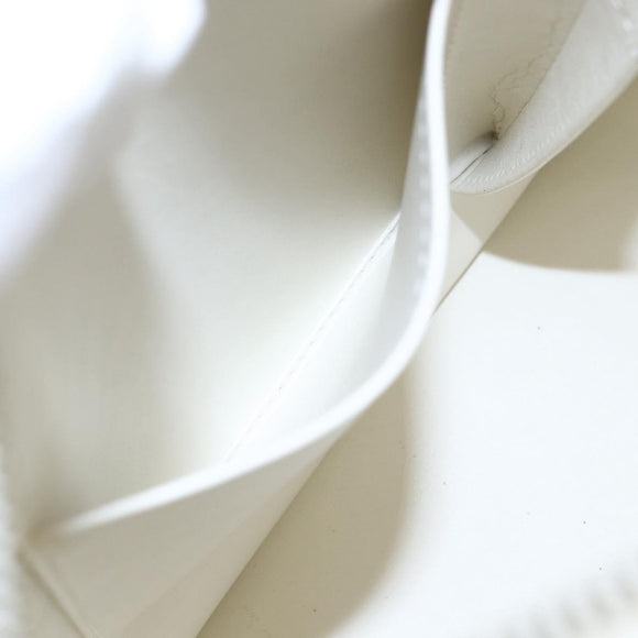 LOUIS VUITTON Monogram Vernis Houston Hand Bag Perle M91342 LV Auth 154000