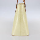 LOUIS VUITTON Monogram Vernis Houston Hand Bag Perle M91342 LV Auth 154000-4