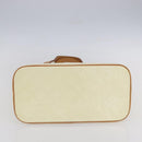 LOUIS VUITTON Monogram Vernis Houston Hand Bag Perle M91342 LV Auth 154000-5