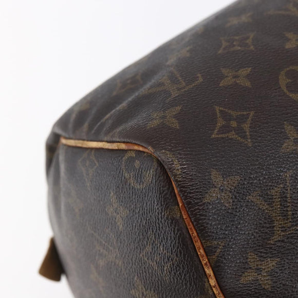 LOUIS VUITTON Monogram Speedy 30 Hand Bag M41526 LV Auth 154008