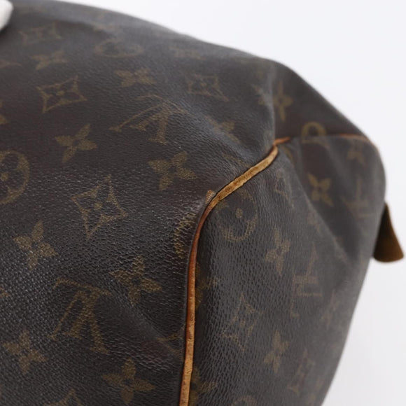 LOUIS VUITTON Monogram Speedy 30 Hand Bag M41526 LV Auth 154008
