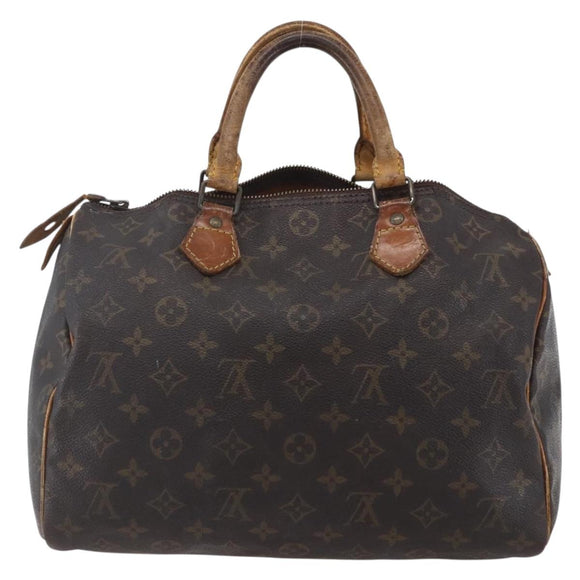LOUIS VUITTON Monogram Speedy 30 Hand Bag M41526 LV Auth 154008