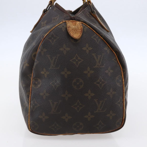 LOUIS VUITTON Monogram Speedy 30 Hand Bag M41526 LV Auth 154008