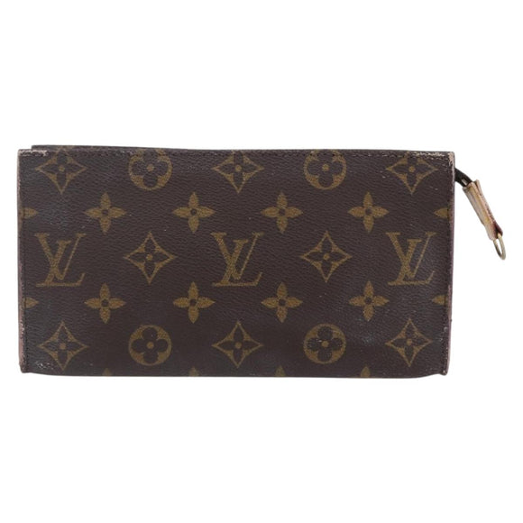 LOUIS VUITTON Monogram Bucket GM Accessory Pouch LV Auth 154011