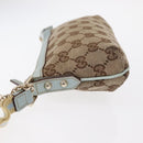 GUCCI GG Canvas Pouch Beige 152507 Auth 154014-5