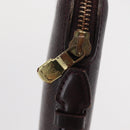 LOUIS VUITTON Taiga Organizer Atoll Travel Case Acajou M30656 LV Auth 154018-9