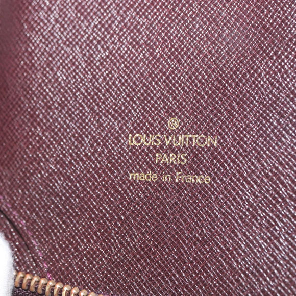 LOUIS VUITTON Taiga Organizer Atoll Travel Case Acajou M30656 LV Auth 154018