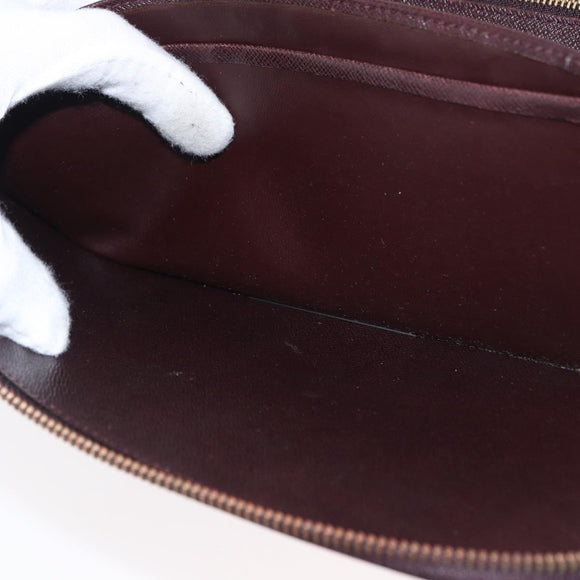 LOUIS VUITTON Taiga Organizer Atoll Travel Case Acajou M30656 LV Auth 154018