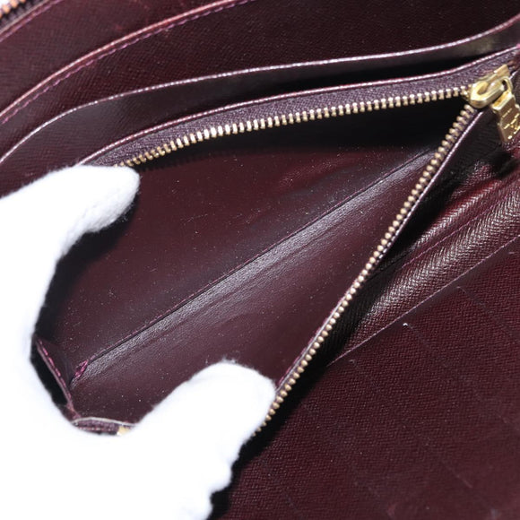 LOUIS VUITTON Taiga Organizer Atoll Travel Case Acajou M30656 LV Auth 154018