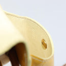 LOUIS VUITTON Monogram Vernis Walker Wallet Lime Yellow M91074 LV Auth 154019-21