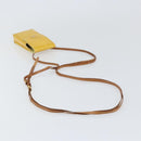 LOUIS VUITTON Monogram Vernis Walker Wallet Lime Yellow M91074 LV Auth 154019-7