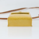 LOUIS VUITTON Monogram Vernis Walker Wallet Lime Yellow M91074 LV Auth 154019-9