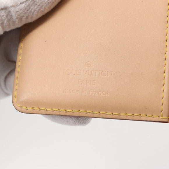 LOUIS VUITTON Multicolor Portefeuille Viennois Wallet Black M92988 Auth 154020
