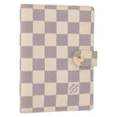 LOUIS VUITTON Damier Azur Agenda PM Day Planner Cover R20706 LV Auth 154021-1