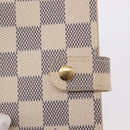 LOUIS VUITTON Damier Azur Agenda PM Day Planner Cover R20706 LV Auth 154021-12
