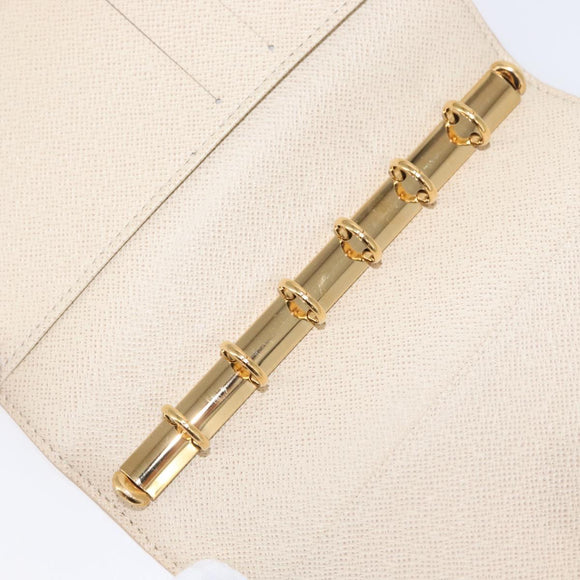 LOUIS VUITTON Damier Azur Agenda PM Day Planner Cover R20706 LV Auth 154021