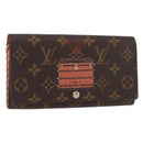LOUIS VUITTON Monogram Trunk Portefeuille Sarah Long Wallet M60415 Auth 154024-1