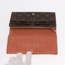 LOUIS VUITTON Monogram Trunk Portefeuille Sarah Long Wallet M60415 Auth 154024-8