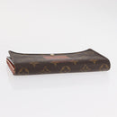 LOUIS VUITTON Monogram Trunk Portefeuille Sarah Long Wallet M60415 Auth 154024-5