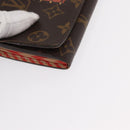 LOUIS VUITTON Monogram Trunk Portefeuille Sarah Long Wallet M60415 Auth 154024-7