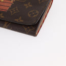 LOUIS VUITTON Monogram Trunk Portefeuille Sarah Long Wallet M60415 Auth 154024-14