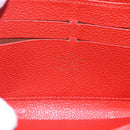 LOUIS VUITTON Monogram Empreinte Zippy Wallet Red M60737 LV Auth 154025-18