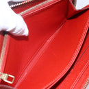 LOUIS VUITTON Monogram Empreinte Zippy Wallet Red M60737 LV Auth 154025-20