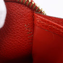 LOUIS VUITTON Monogram Empreinte Zippy Wallet Red M60737 LV Auth 154025-12