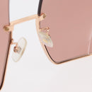 FENDI Sunglasses metal Gold Tone FF0401/S Auth 154026-10