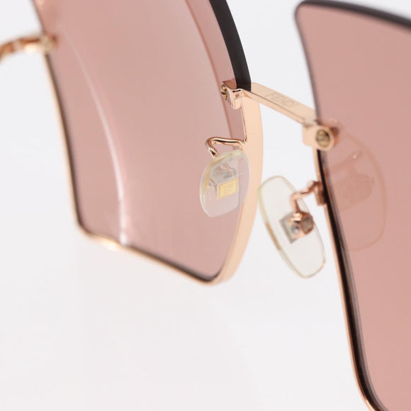 FENDI Sunglasses metal Gold Tone FF0401/S Auth 154026