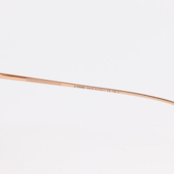 FENDI Sunglasses metal Gold Tone FF0401/S Auth 154026