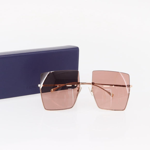 FENDI Sunglasses metal Gold Tone FF0401/S Auth 154026