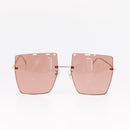 FENDI Sunglasses metal Gold Tone FF0401/S Auth 154026-13