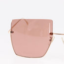 FENDI Sunglasses metal Gold Tone FF0401/S Auth 154026-3