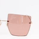 FENDI Sunglasses metal Gold Tone FF0401/S Auth 154026-4