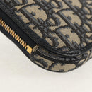 Christian Dior Trotter Canvas Phone Holder Chain Montaigne Bag Navy Auth 154027M-16