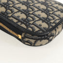 Christian Dior Trotter Canvas Phone Holder Chain Montaigne Bag Navy Auth 154027A-15