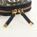 Christian Dior Trotter Canvas Phone Holder Chain Montaigne Bag Navy Auth 154027M-21