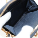 Christian Dior Trotter Canvas Phone Holder Chain Montaigne Bag Navy Auth 154027A-20