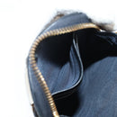 Christian Dior Trotter Canvas Phone Holder Chain Montaigne Bag Navy Auth 154027M-25