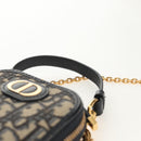 Christian Dior Trotter Canvas Phone Holder Chain Montaigne Bag Navy Auth 154027M-14