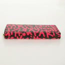LOUIS VUITTON Monogram Graffiti Zippy Wallet Wallet Pink M93710 Auth 154028V-6