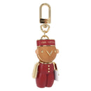 LOUIS VUITTON Monogram Vivienne Bijoux Sac Gaston Charm Red M00346 Auth 154031SM-1
