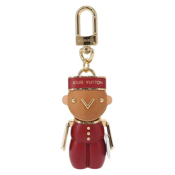 LOUIS VUITTON Monogram Vivienne Bijoux Sac Gaston Charm Red M00346 Auth 154031SM