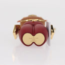 LOUIS VUITTON Monogram Vivienne Bijoux Sac Gaston Charm Red M00346 Auth 154031SM-8
