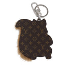 LOUIS VUITTON Monogram Porte Cles Squirrel Schlüsselanhänger M00345 LV Auth 154032SAM-3