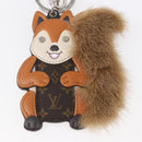 LOUIS VUITTON Monogram Porte Cles Squirrel Schlüsselanhänger M00345 LV Auth 154032SAM-6