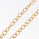 CHANEL COCO Mark Necklace metal Gold Tone CC Auth 154033SAV-13